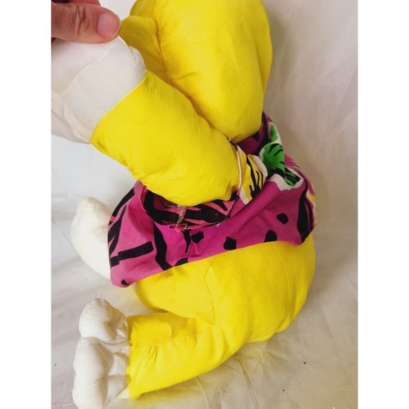 Fisher Price Puffalump Yellow Monkey Retro Clothes 15 Inch Plush Vintage 1980s‎ - Picture 6 of 12